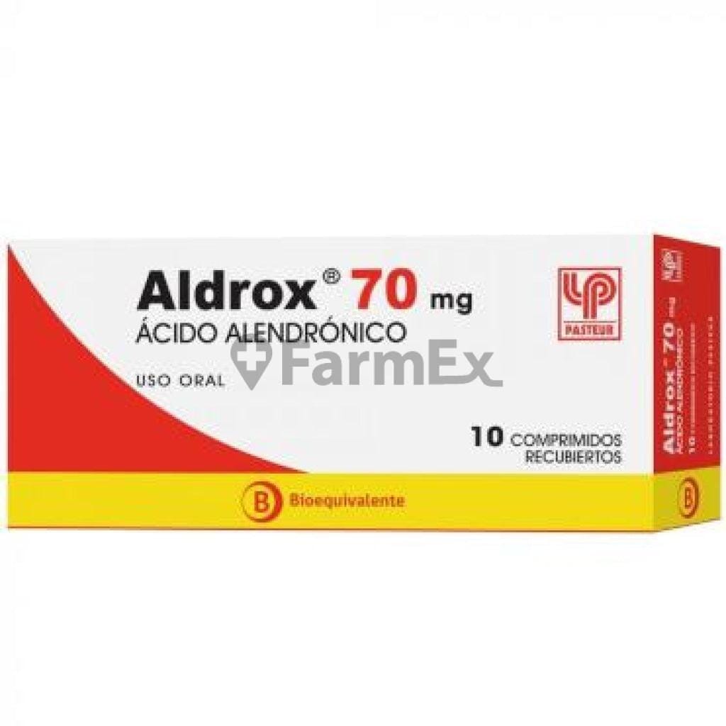 Aldrox 70 mg x 10 comprimidos Farmex-VidaTres-Persistente